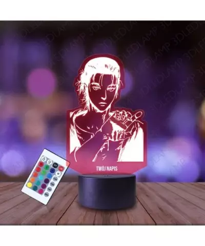 Lampka Nocna 3D LED LAMP Attack On Titan Eren Jaeger