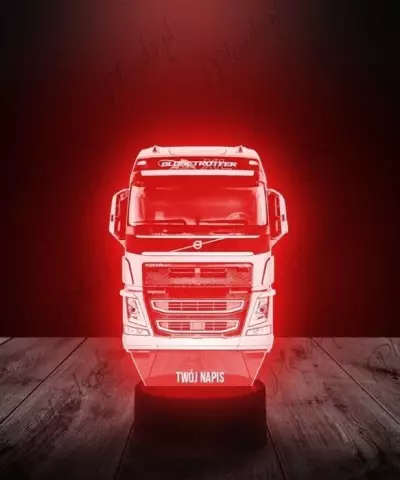 Lampka LED 3D Plexido Ciężarówka Tir Volvo - 1
