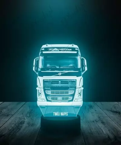 Lampka LED 3D Plexido Ciężarówka Tir Volvo - 3