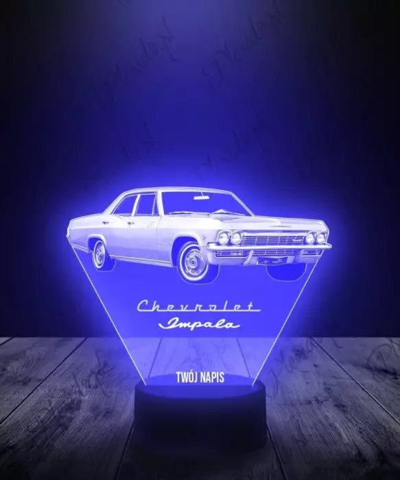 Lampka LED 3D Plexido Samochód Chevrolet Impala - 1