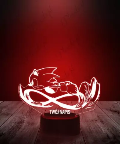 Lampka LED 3D Plexido Sonic Ultra Szybkość - 3