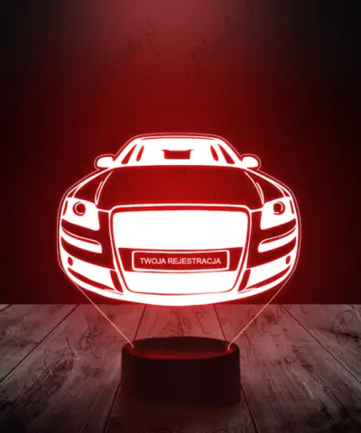 Lampka LED 3D Plexido Samochód Maska - 2