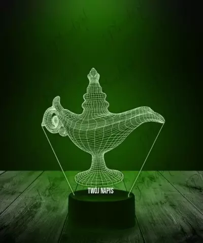 Lampka LED 3D Plexido Magiczna Lampa Dżina - 1