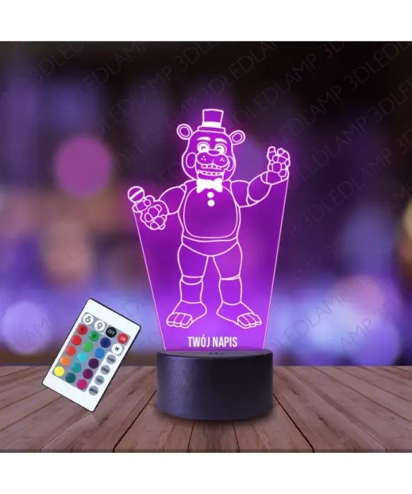 Lampka Nocna 3D LED LAMP Five Nights at Freddy’s Toy Freddy