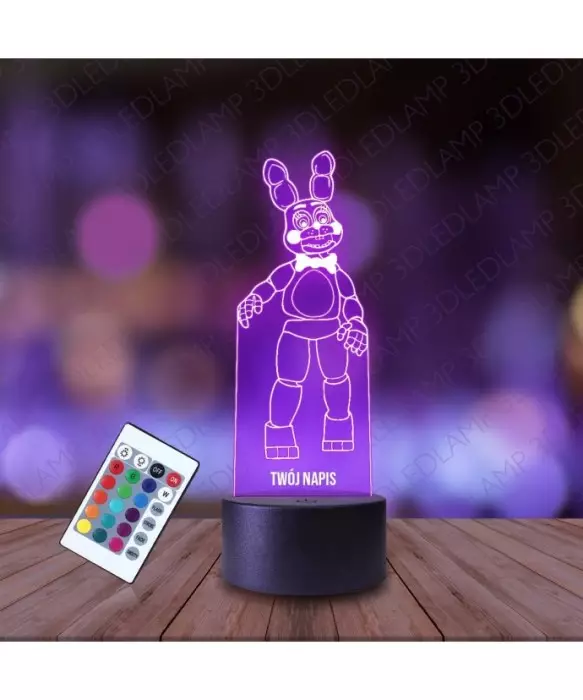 Lampka Nocna 3D LED LAMP Five Nights at Freddy’s Bonnie