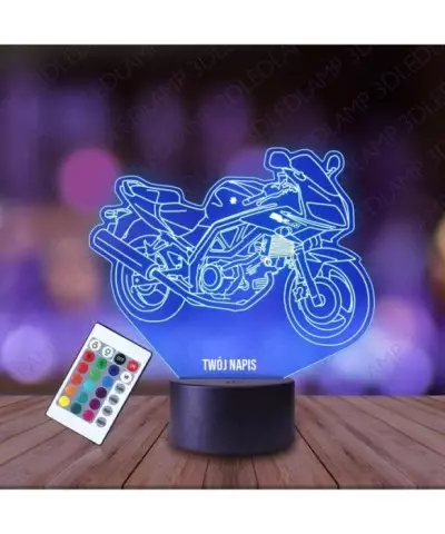 Lampka Nocna 3D LED LAMP Motocykl Suzuki SV 650 S