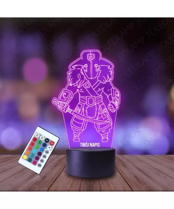 Lampka Nocna 3D LED LAMP Dota Yurnero de Juggernaut