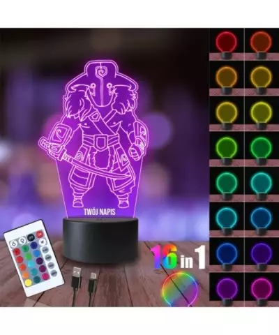 Lampka Nocna 3D LED LAMP Dota Yurnero de Juggernaut