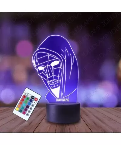 Lampka Nocna 3D LED LAMP Squid Game Maska Lidera