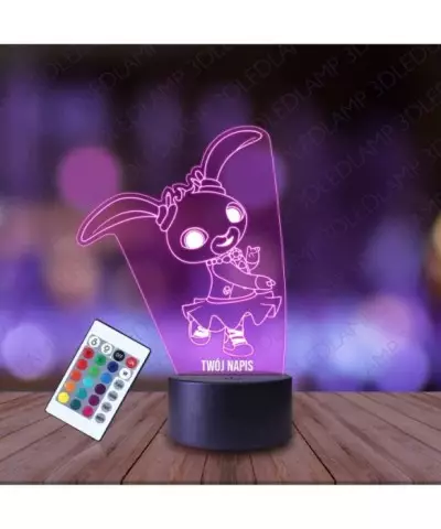 Lampka Nocna 3D LED LAMP Bing Króliczek Coco