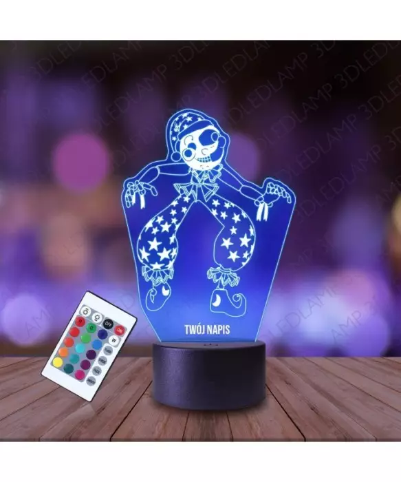 Lampka Nocna 3D LED LAMP Five Nights at Freddy's Moon FNAF