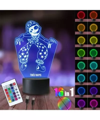 Lampka Nocna 3D LED LAMP Five Nights at Freddy's Moon FNAF