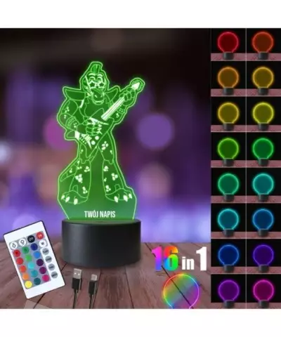 Lampka Nocna 3D LED LAMP Five Nights at Freddy's Monty FNAF