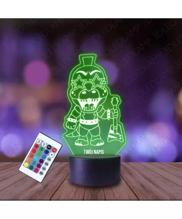 Lampka Nocna 3D LED LAMP Five Nights at Freddy's Mini Monty FNAF