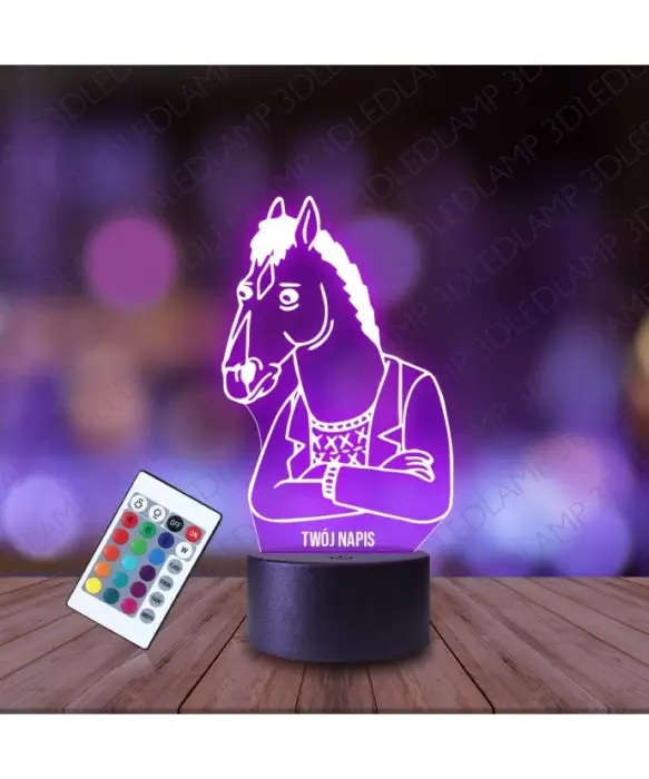 Lampka Nocna 3D LED LAMP BoJack Horseman
