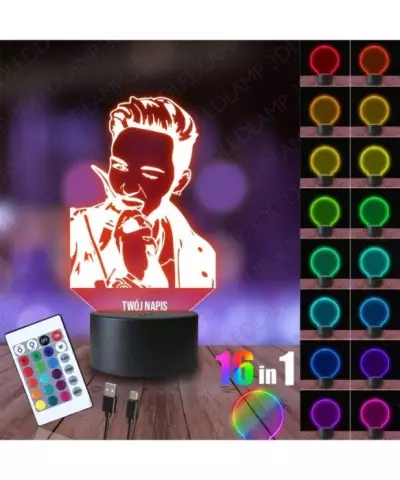 Lampka Nocna 3D LED LAMP Miley Cyrus Knife