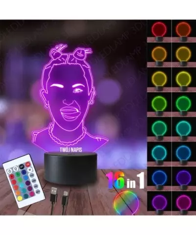 Lampka Nocna 3D LED LAMP Miley Cyrus Wink