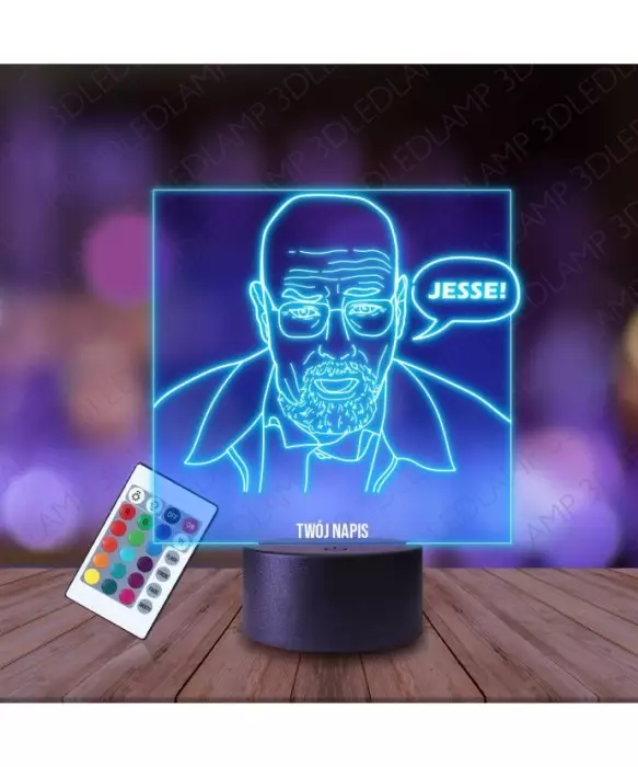 Lampka Nocna 3D LED LAMP Breaking Bad Walter Whtie - Jesse