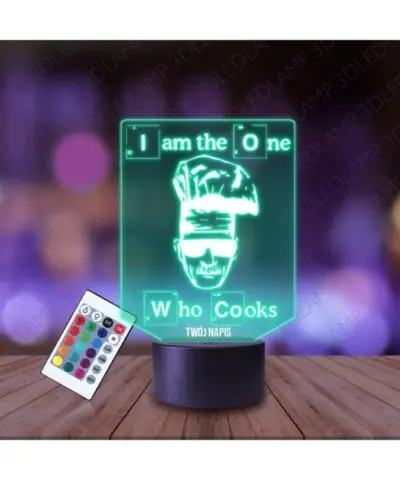 Lampka Nocna 3D LED LAMP Breaking Bad Walter Cooks