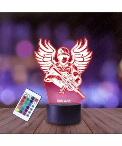 Lampka Nocna 3D LED LAMP Żołnierz Zawodowy