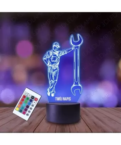 Lampka Nocna 3D LED LAMP Mechanik