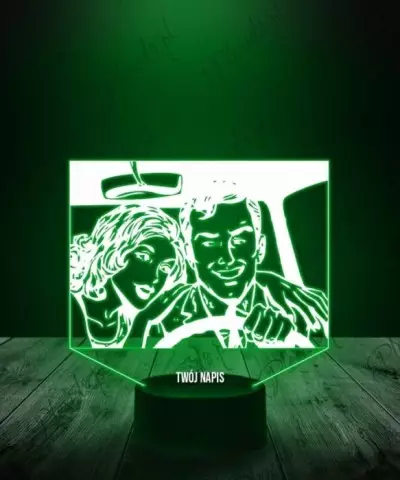 Lampka LED 3D Plexido Kierowca - 2