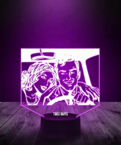 Lampka LED 3D Plexido Kierowca - 3