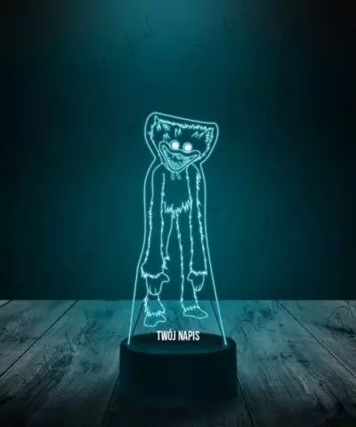 Lampka LED 3D Plexido Huggy Wuggy - 3