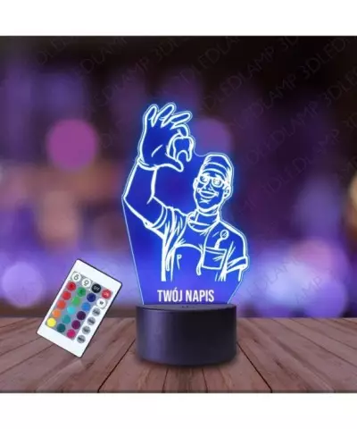 Lampka Nocna 3D LED LAMP Dentysta Stomatolog