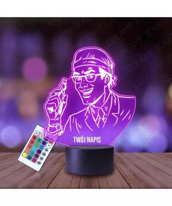 Lampka Nocna 3D LED LAMP Stomatolog Dentysta