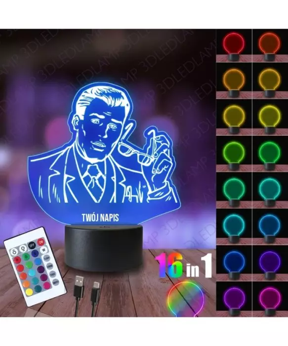 Lampka Nocna 3D LED LAMP Wykładowca Nauczyciel