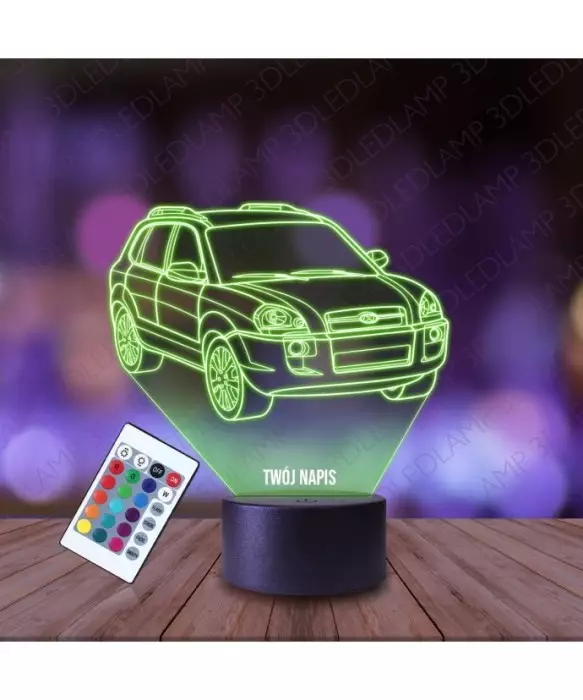 Lampka Nocna 3D LED LAMP Hyundai Tucson