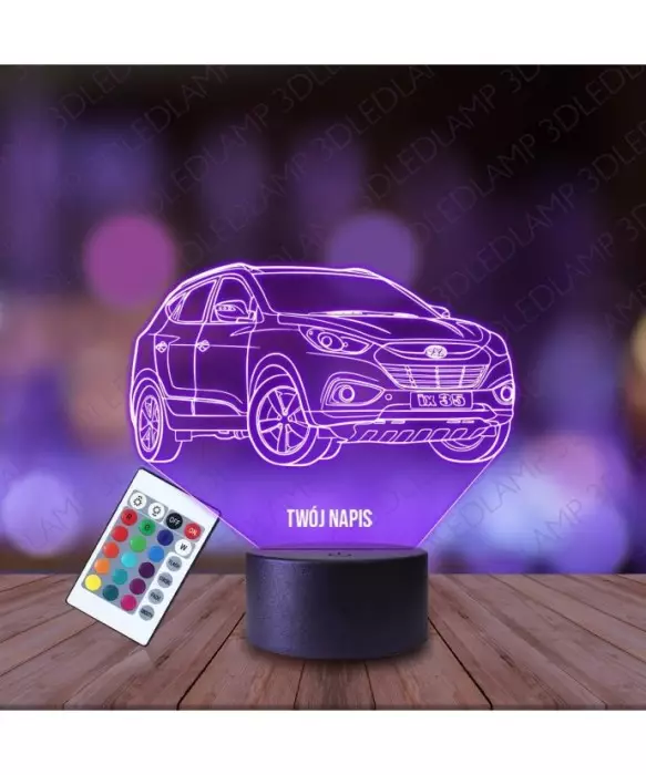Lampka Nocna 3D LED LAMP Hyundai Tucson ix35