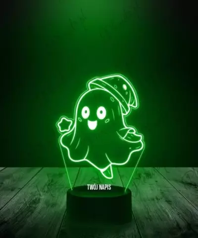 Lampka LED 3D Plexido Halloween Duszek - 3