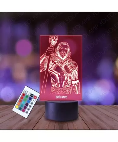 Lampka Nocna 3D LED LAMP Aquaman DC