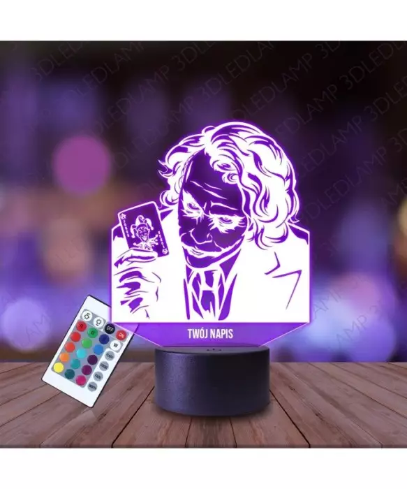 Lampka Nocna 3D LED LAMP Arthur Fleck Joker