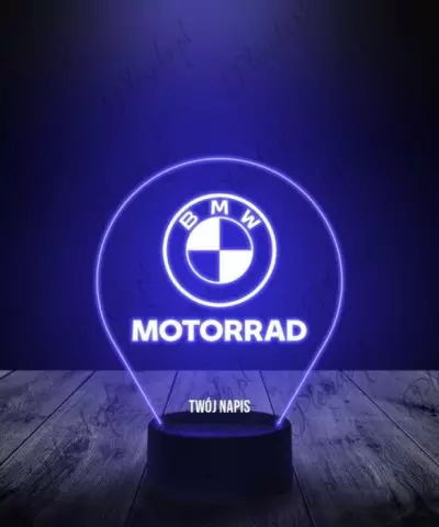 Lampka LED 3D Plexido BMW Emblemat - 3