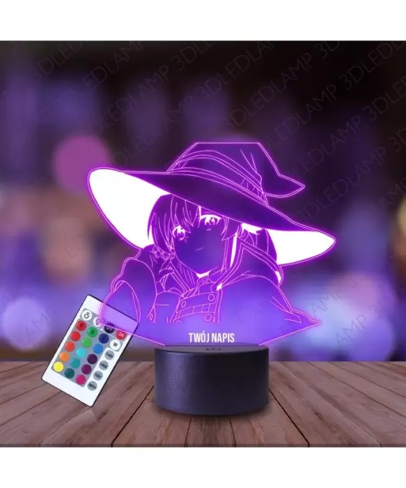 Lampka Nocna 3D LED LAMP Aniyuki z Mushoku Tensei