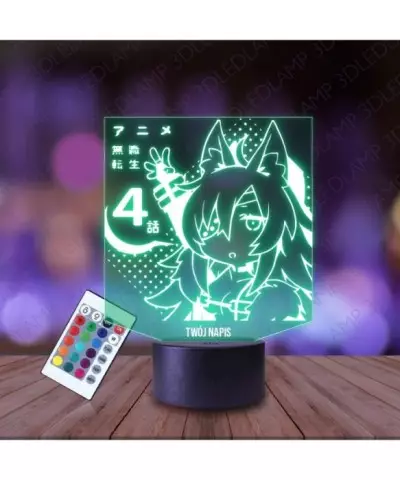 Lampka Nocna 3D LED LAMP Ghislaine Dedoldia z Mushoku Tensei