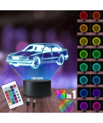 Lampka Nocna 3D LED LAMP Onderhoud Volvo