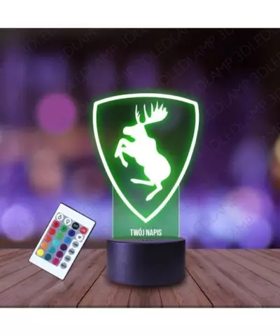 Lampka Nocna 3D LED LAMP Volvo Łoś