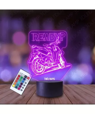 Lampka Nocna 3D LED LAMP Aprilia Skuter