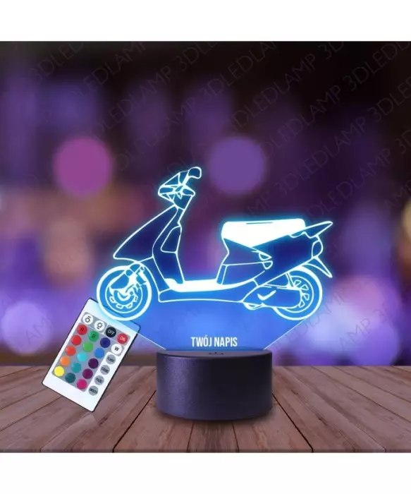 Lampka Nocna 3D LED LAMP Aprilia Amigo