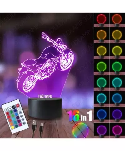 Lampka Nocna 3D LED LAMP Aprilia