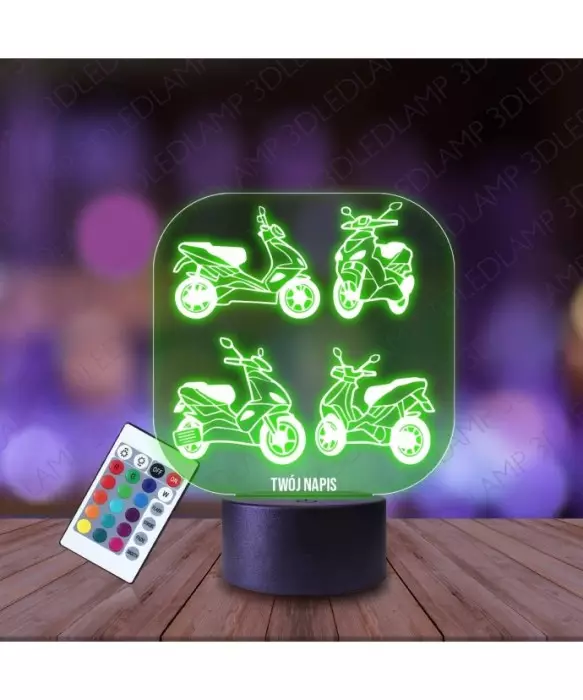 Lampka Nocna 3D LED LAMP Aprilia Skutery