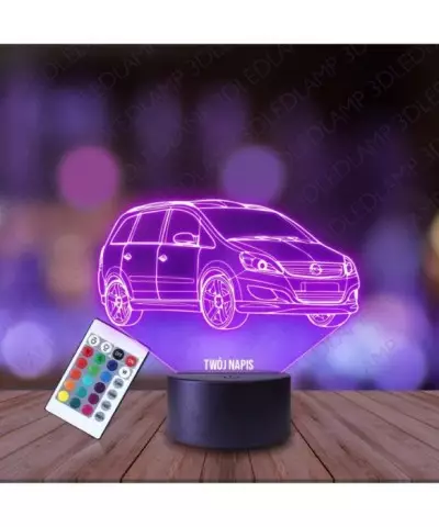 Lampka Nocna 3D LED LAMP Opel Zafira