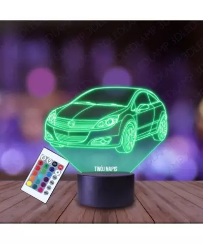 Lampka Nocna 3D LED LAMP Opel Astra