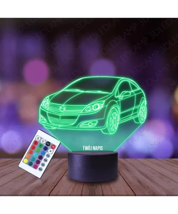 Lampka Nocna 3D LED LAMP Opel Astra