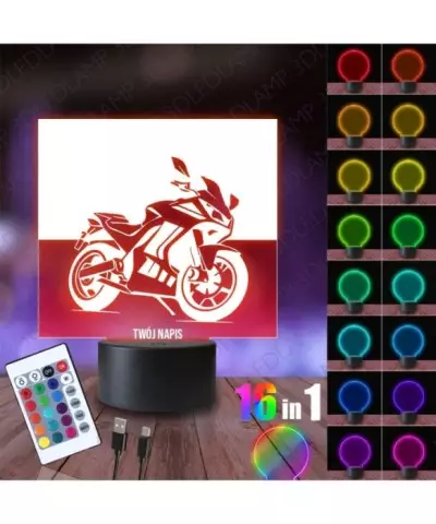 Lampka Nocna 3D LED LAMP Kawasaki