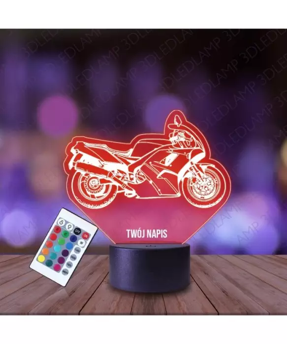Lampka Nocna 3D LED LAMP Yamaha Ścigacz
